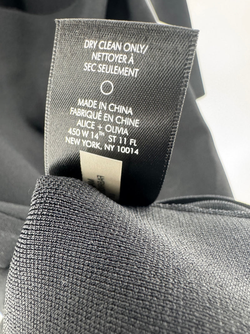Alice + Olivia Black Long Sleeve Dress