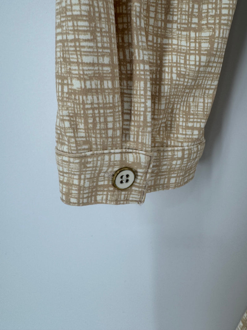 J.McLaughlin Beige Button Up Dress