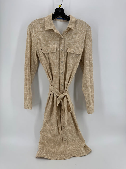 J.McLaughlin Beige Button Up Dress