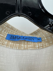 J.McLaughlin Beige Button Up Dress