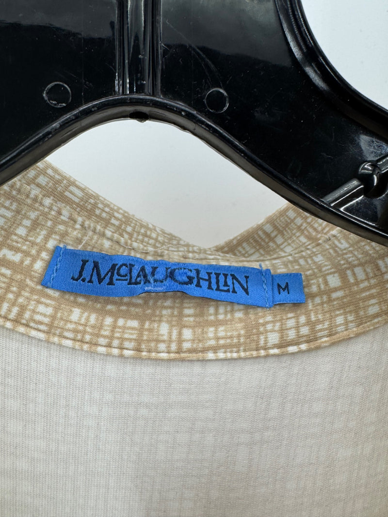 J.McLaughlin Beige Button Up Dress