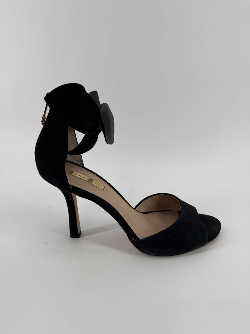 Louise Et Cie Black Peep Toe Heels