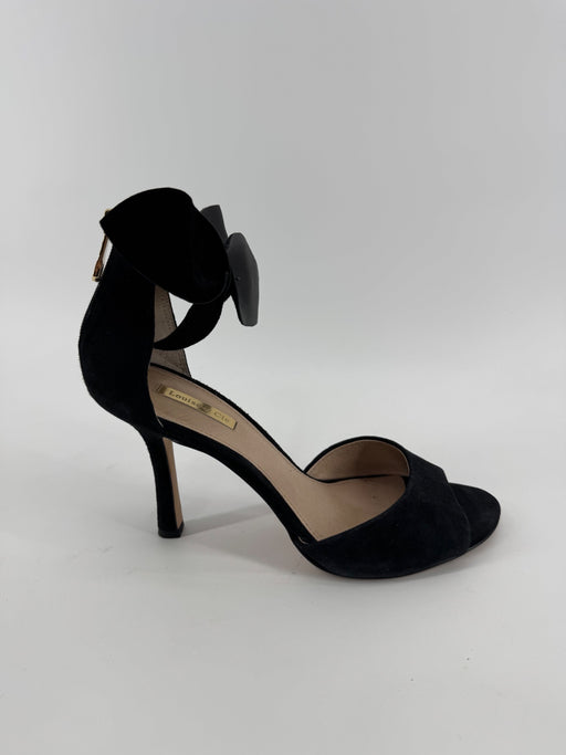 Louise Et Cie Black Peep Toe Heels