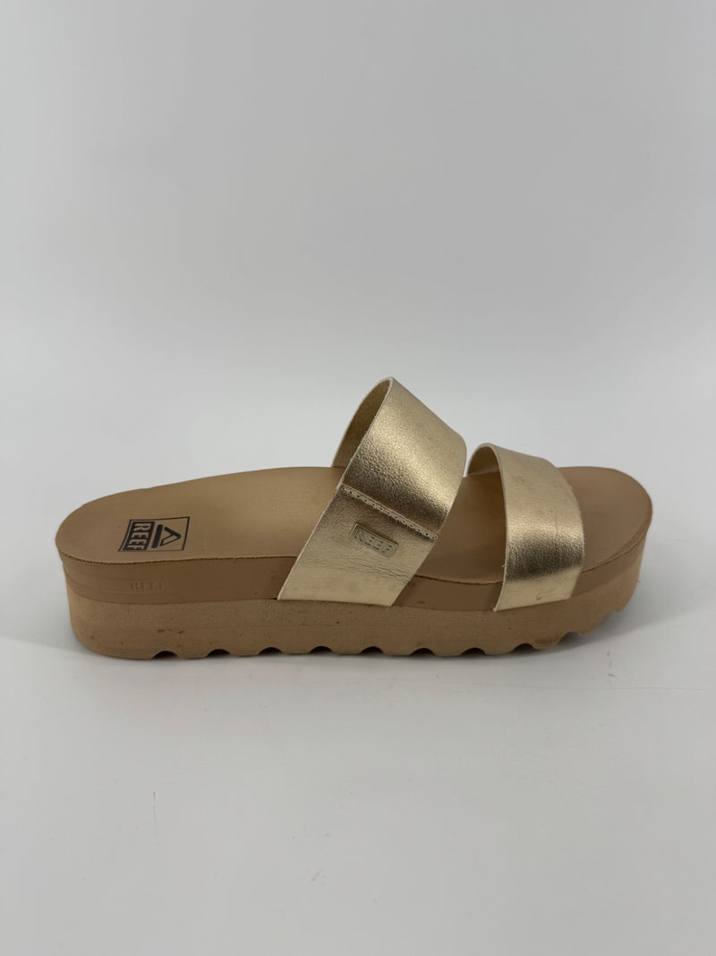 Reef Tan/Gold Strap Sandals