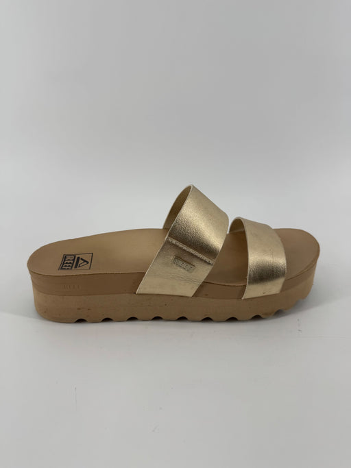 Reef Tan/Gold Strap Sandals