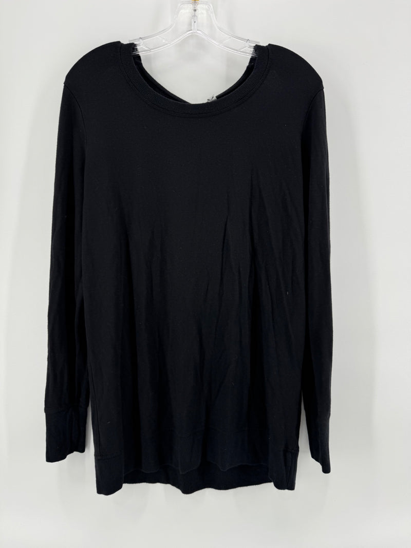Athleta Black Long Sleeve Top