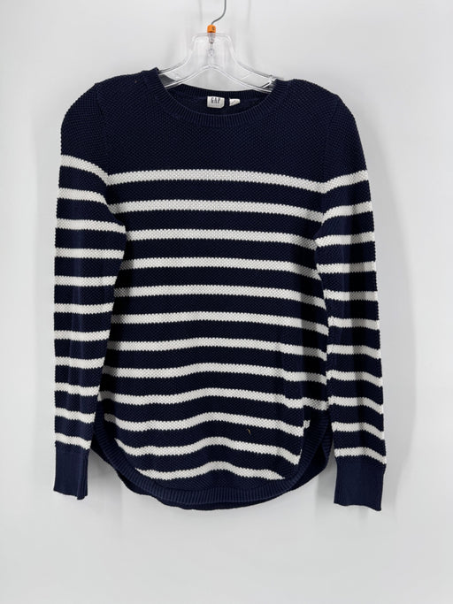 GAP Navy/White Striped Long Sleeve