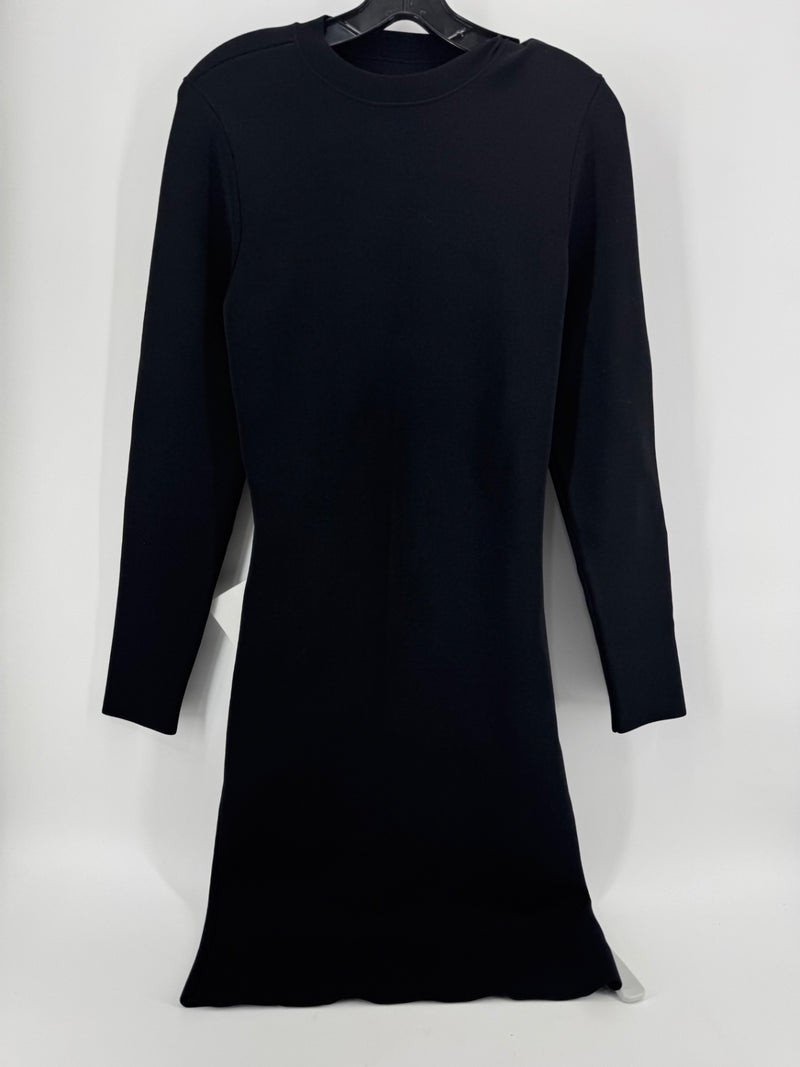 Alice + Olivia Black Long Sleeve Dress