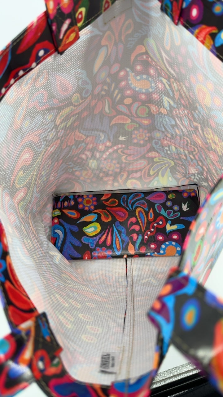 Consuela Soft Side Multicolored Tote