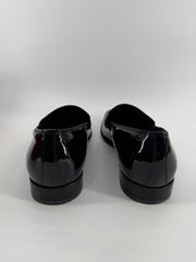 Salvatore Ferragamo Mens Patent Leather Dress Shoes - Black Size 10