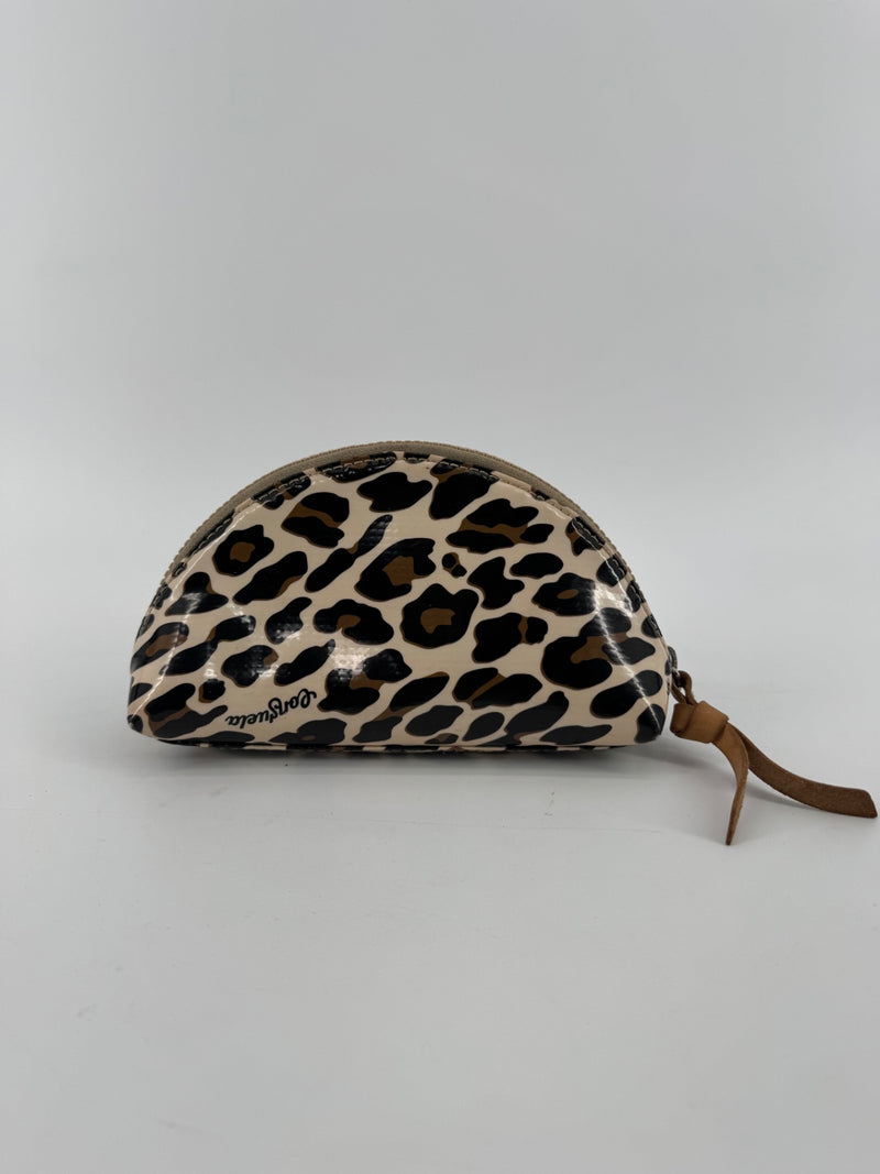 Consuela Leopard Print Cosmetic Bag