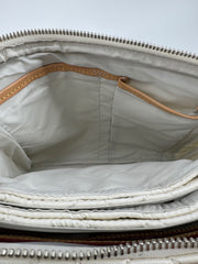MZ Wallace White Quilted Crossbody