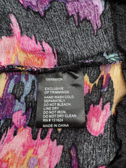 Caleoaa Black Embroidered Top