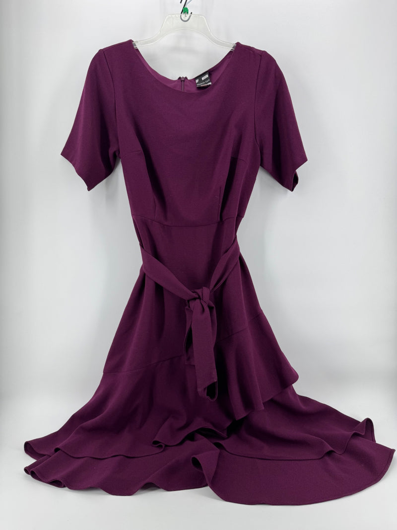 Maison Tara Purple Dress with Belt