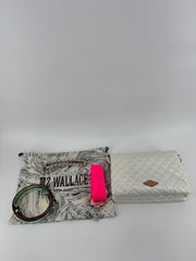 MZ Wallace White Quilted Crossbody