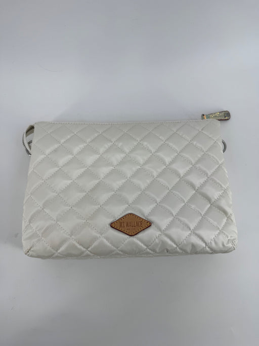 MZ Wallace White Quilted Crossbody