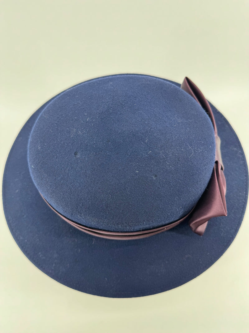 Michael Howard Navy Wool Vintage Hat