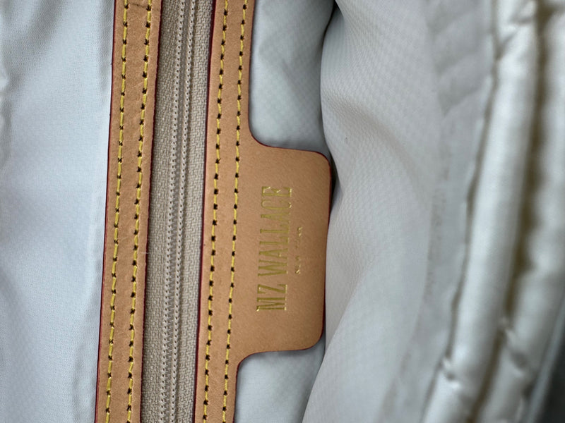 MZ Wallace White Quilted Crossbody