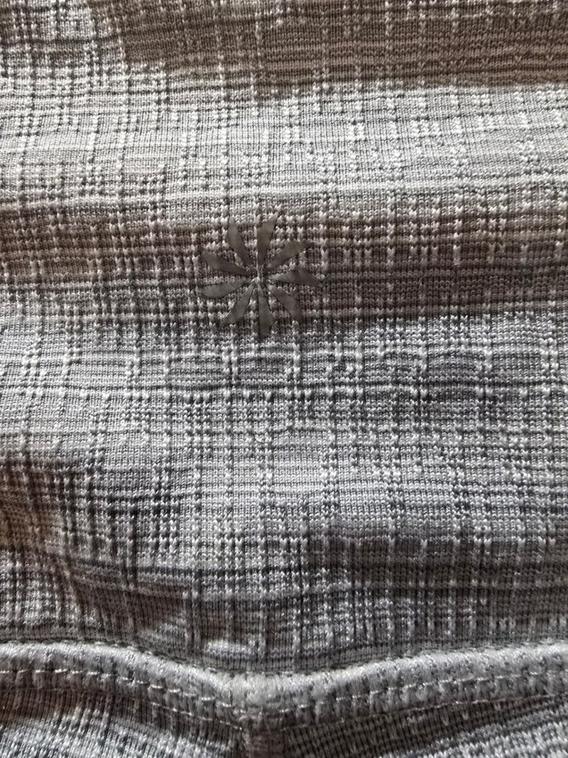 ATHLETA Gray Pockets Mesh Legging Size Large