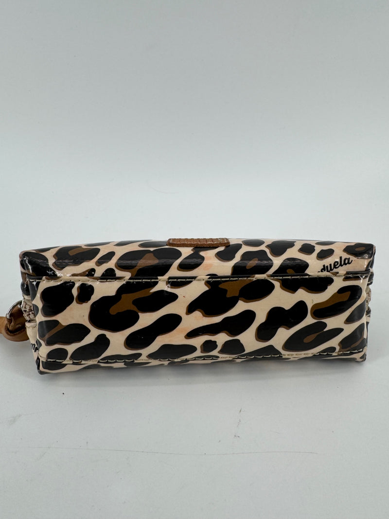 Consuela Leopard Print Cosmetic Bag