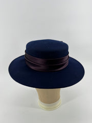 Michael Howard Navy Wool Vintage Hat