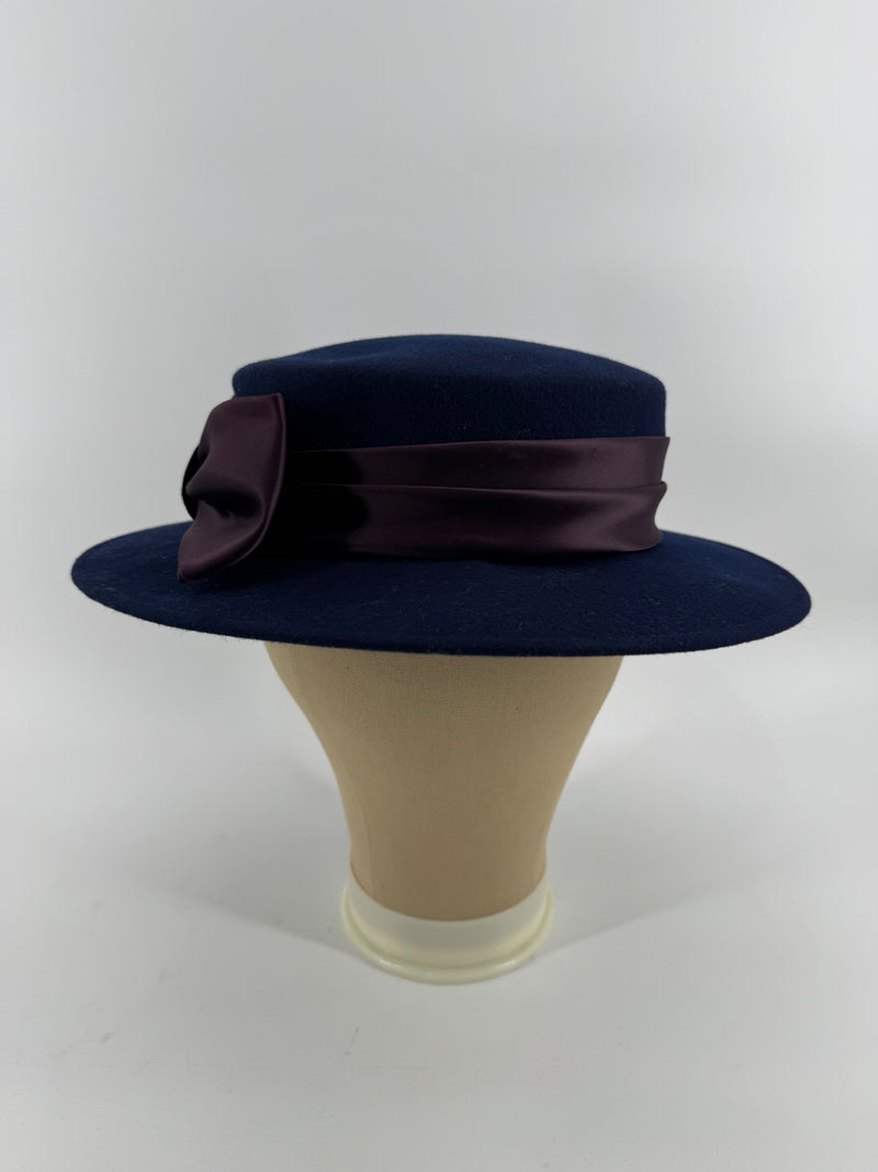 Michael Howard Navy Wool Vintage Hat