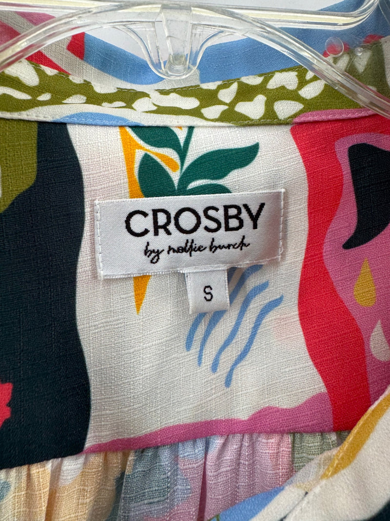 Crosby Multicolor Floral Button Up Size SM
