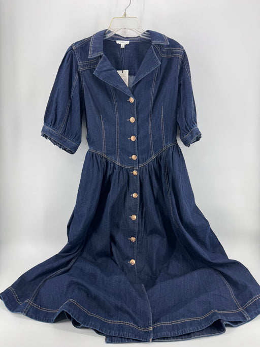 a loves a Denim Button Up Dress Size LG