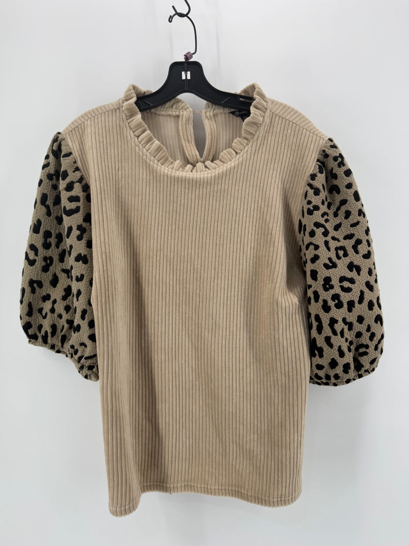 Versona Leopard Print Top Size 2XL