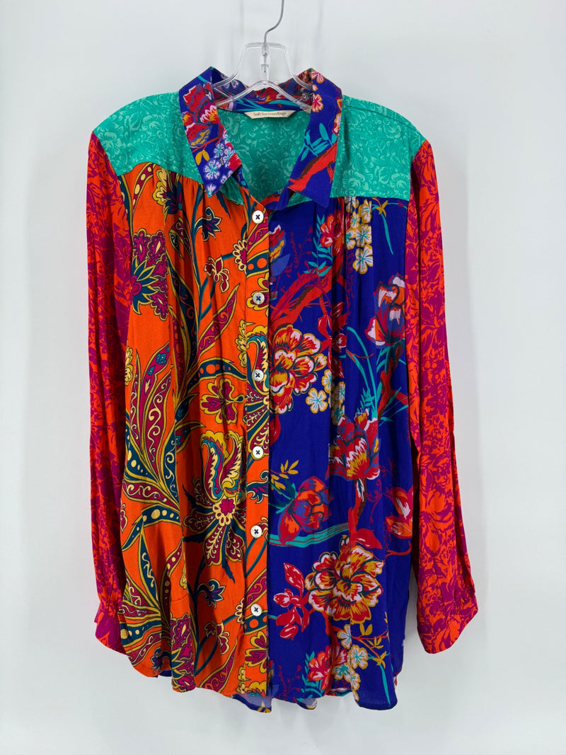 Soft Surroundings Multicolor Tunic Size L