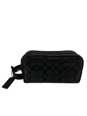 Coach Black Monogram Accessory Bag