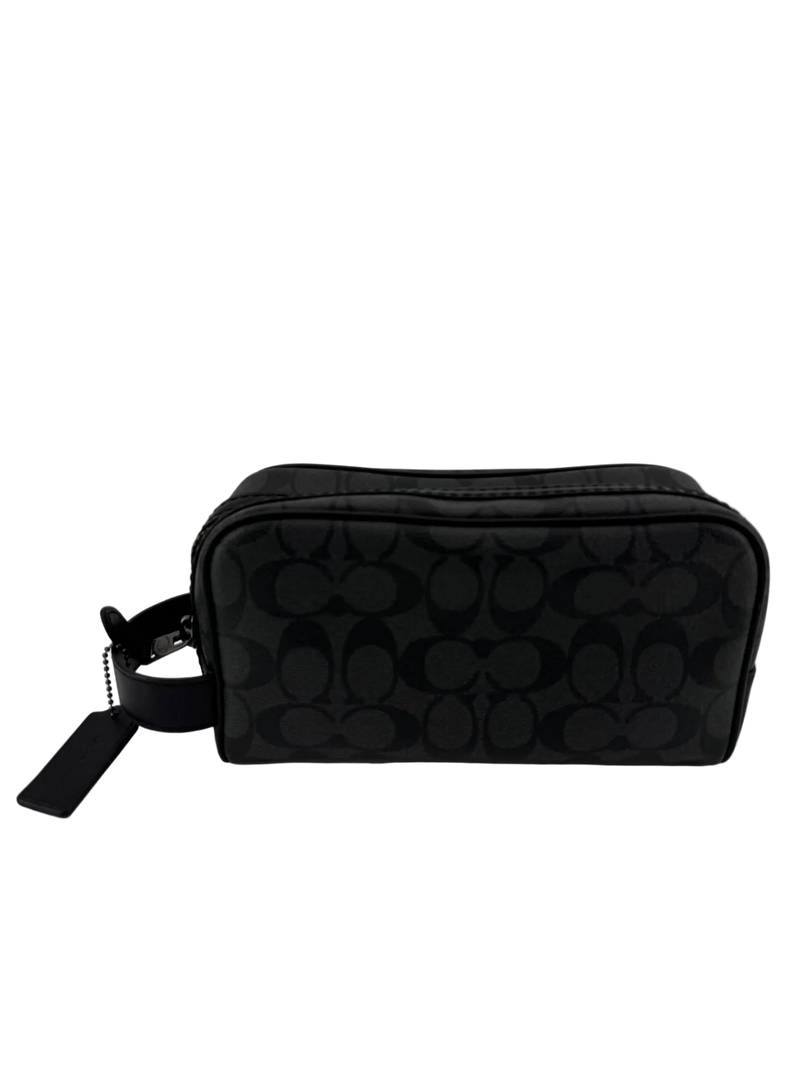 Coach Black Monogram Accessory Bag