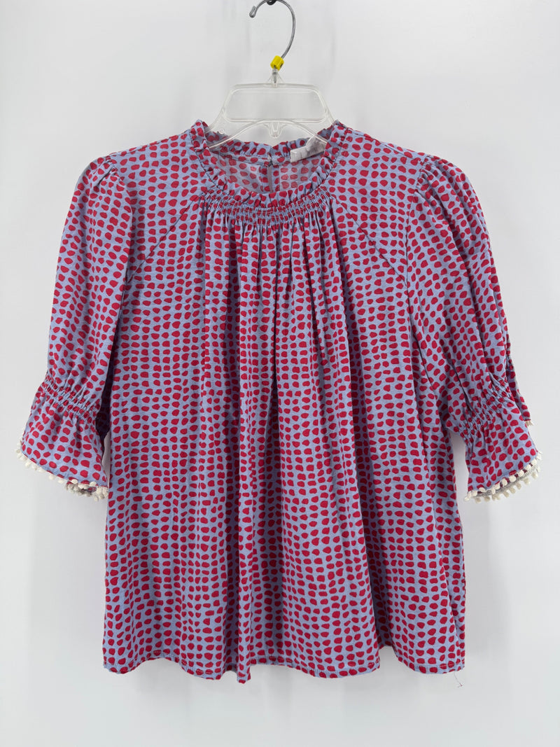 THML Multicolor Spotted Blouse Size M