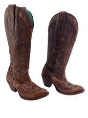 Corral Western Boots w/ Zipper Size 8.5