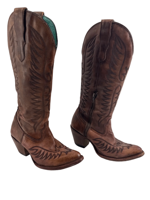 Corral Western Boots w/ Zipper Size 8.5