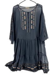 4 Love And Liberty Navy Sheer Dress w/ Slip Size XS