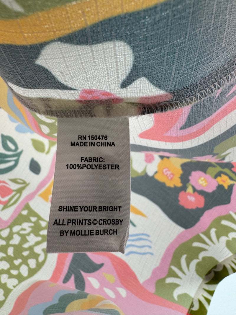 Crosby Multicolor Floral Button Up Size SM