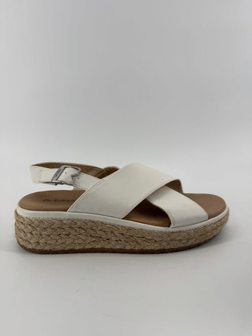 Dr. Scholl's White Wedge Sandals Size 9.5