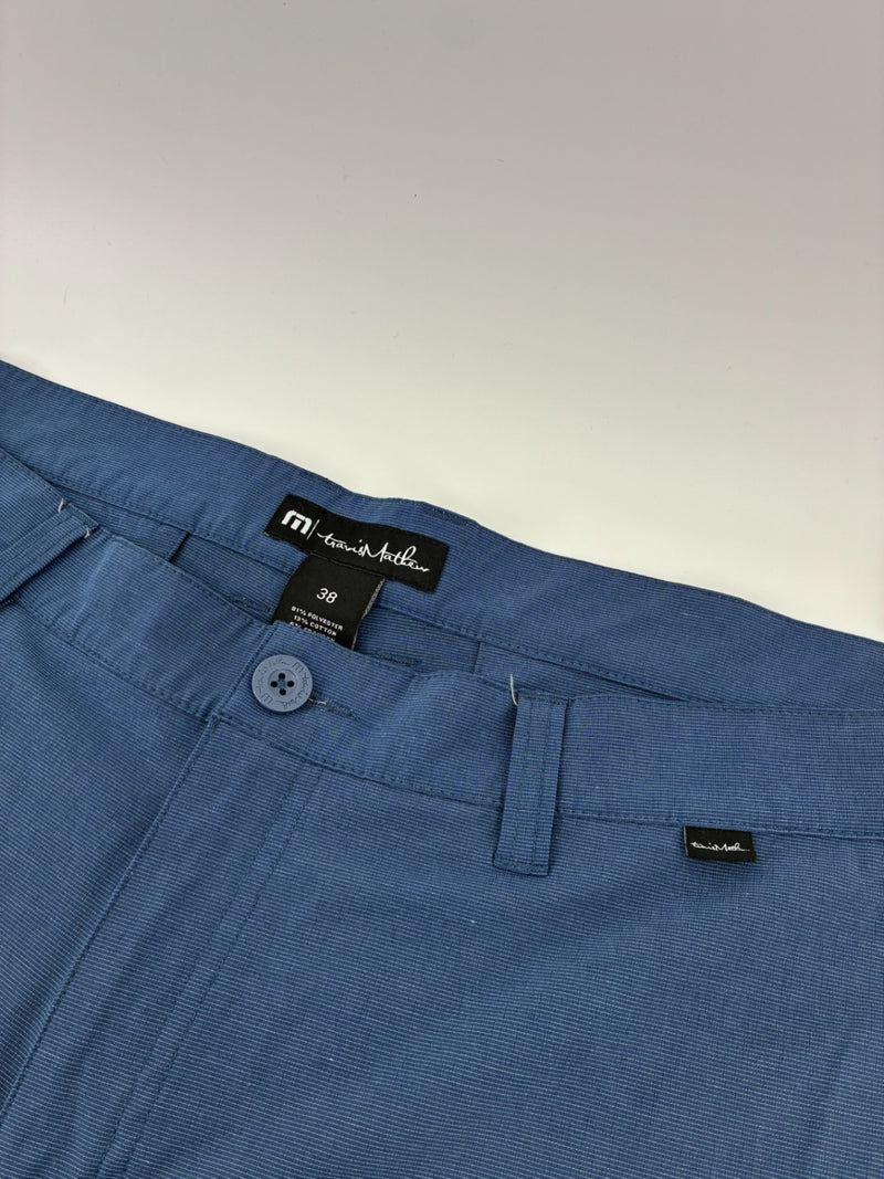 TravisMathew Blue Golf Shorts Mens Size 38