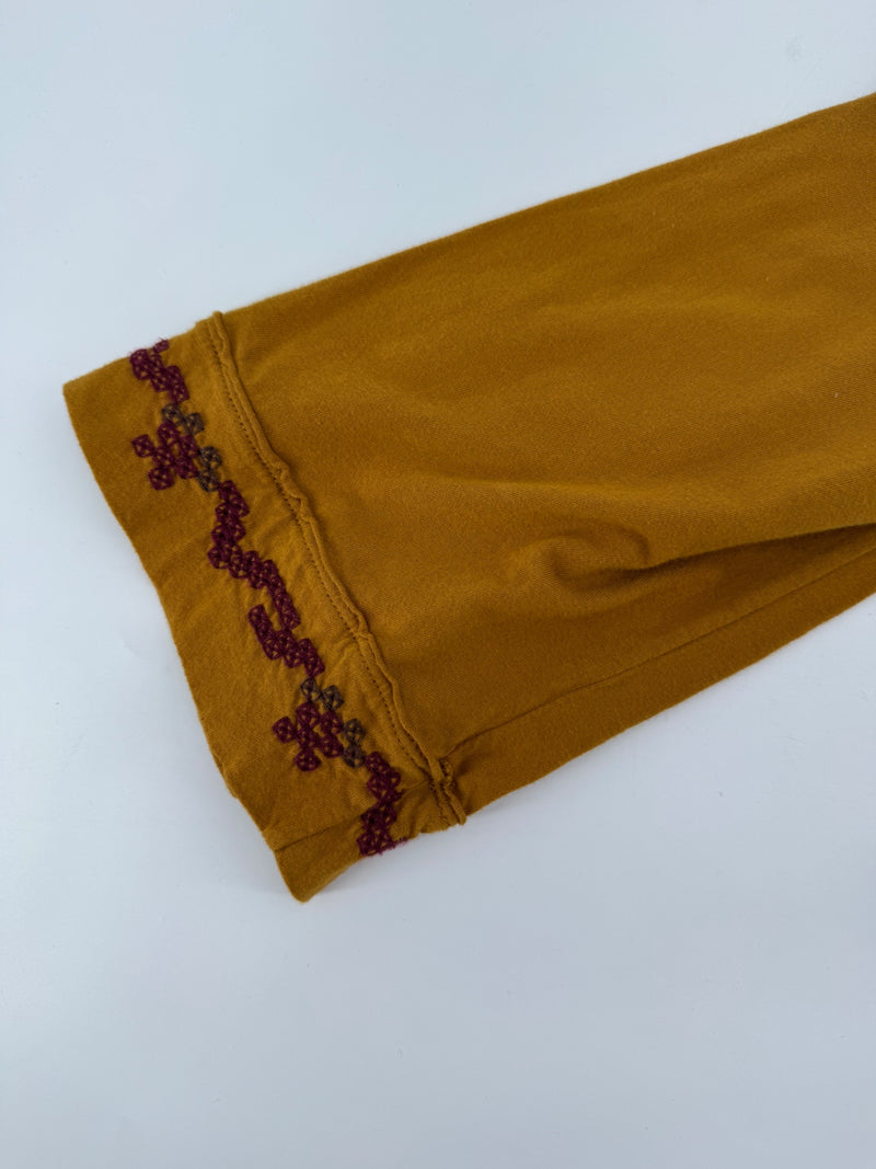 JW Los Angeles Yellow Embroidered Cardigan Size SM