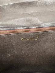 Chanel Brown Quilted Chain Shoulder Bag