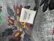 Ivy Jane Gray Embroidered Cardigan Size XS
