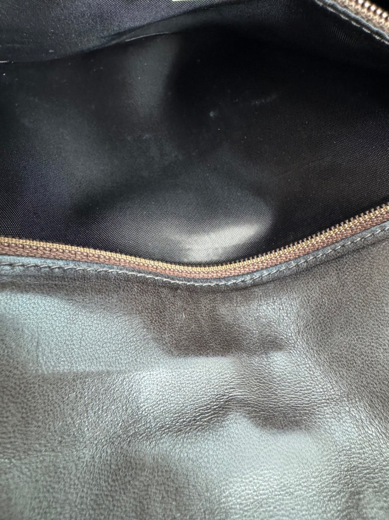 Chanel Brown Quilted Chain Shoulder Bag