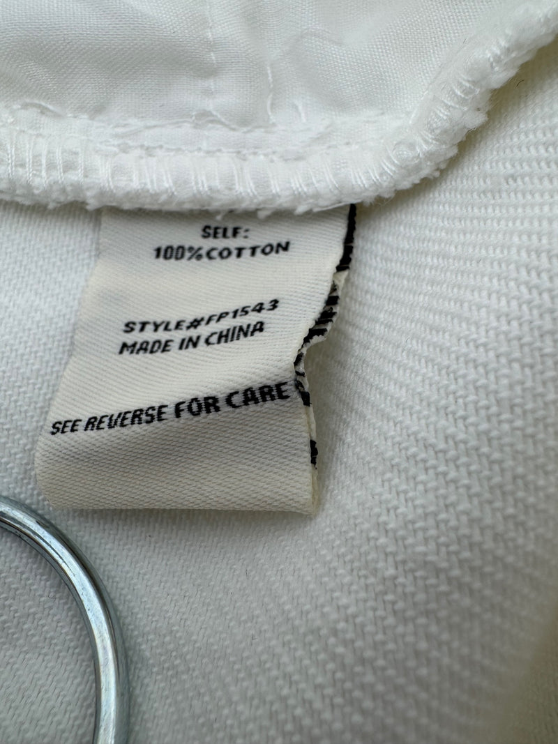 Freemarket White Wide Leg Pants Size LG