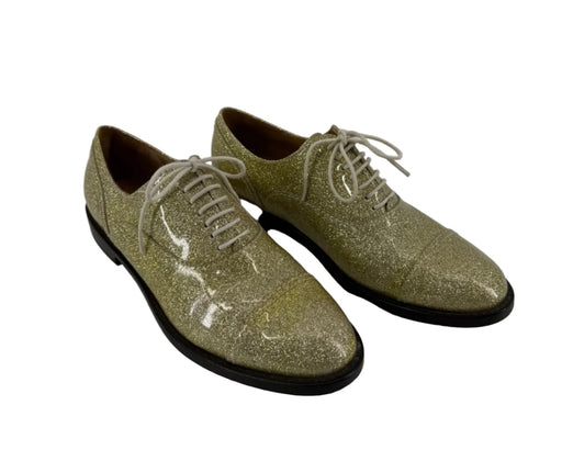 Marc Jacobs Gold Glitter Clinton Oxfords Size 5/35