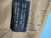 Marc New York Brown Suede Button Up Coat Size LG