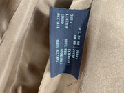 Marc New York Brown Suede Button Up Coat Size LG