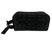 Coach Black Monogram Accessory Bag Size Small