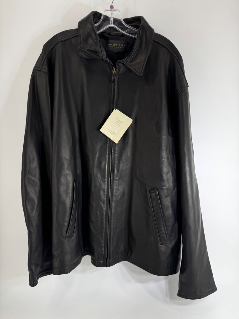 Golden Bear San Francisco Leather Jacket Size 2XL