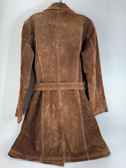 Wilsons Leather Maxima Trench Coat Size LG